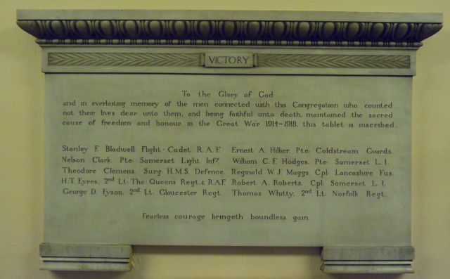 Argyle URC memorial