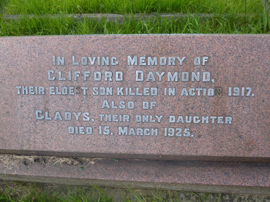 Daymond grave Clifford inscription