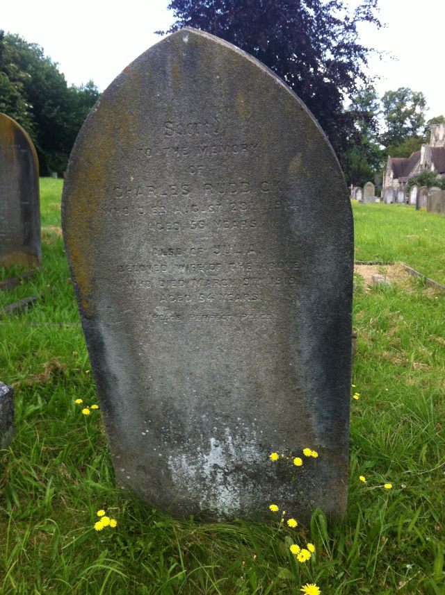 Ruddick parents grave